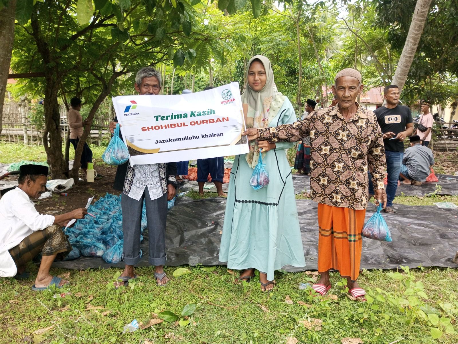 Distribusi qurban dan akikah Bismika Qurban
